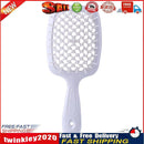 Wide Teeth Air Cushion Combs Scalp Massage Brush Hollow Grid Comb (White) Newly