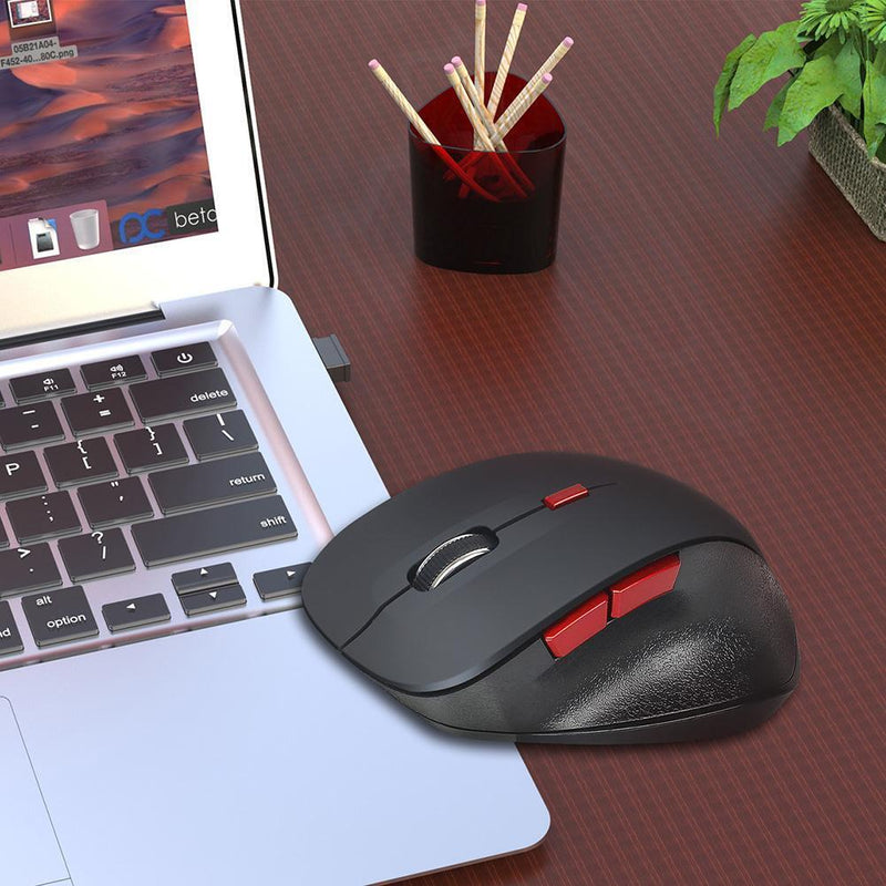 YWYT G835 6 Keys 2.4GHz Wireless 4 Gears 2400 DPI Adjustable Optical Mouse