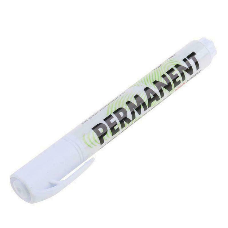 White Plastic Paint Graffiti Marker Pen Oil Gel For School Waterproof A8J1