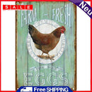 Chicken Tin Plate Retro Metal Sign Home Decor Wall Cafe Iron Painting Crafts
