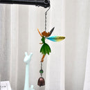 Fairy Angel Wind Chimes Metal Wind Bell for Indoor Outdoor Yard (Green) Newly