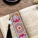 5D DIY Special Shaped Diamond Painting Leather Bookmark for School Office Newly