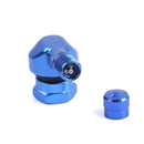 2pcs 90° CNC Aluminum Motorcycle 11.3mm Rim Tire Tyre Valve Stems(Blue)
