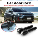 Bling Car Door Lock Knob Aluminum Door Lock Knob Pull Pin 2 Pack (Black)