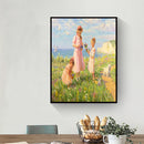 DIY Digital Oil Paint By Numbers Girl Color Drawing Modern Canvas Art No Frame