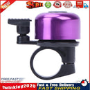 Aluminum Bicycle Bell Bicycle Alarm Bicycle Horn Bike Ring Purple Newly