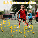 Foldable Removeable Football Barrier Frame Soccer Training Barrier (Yellow)