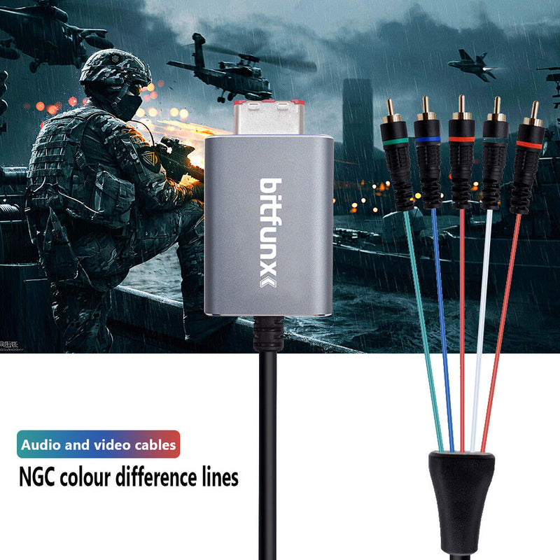 1.8m HD Component Video 5RCA YPbPr Cable for Nintendo GameCube NGC Digital