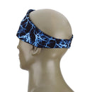 Sports Fitness Yoga Sweatband Hair Band Elastic Breathable Headband (Blue)