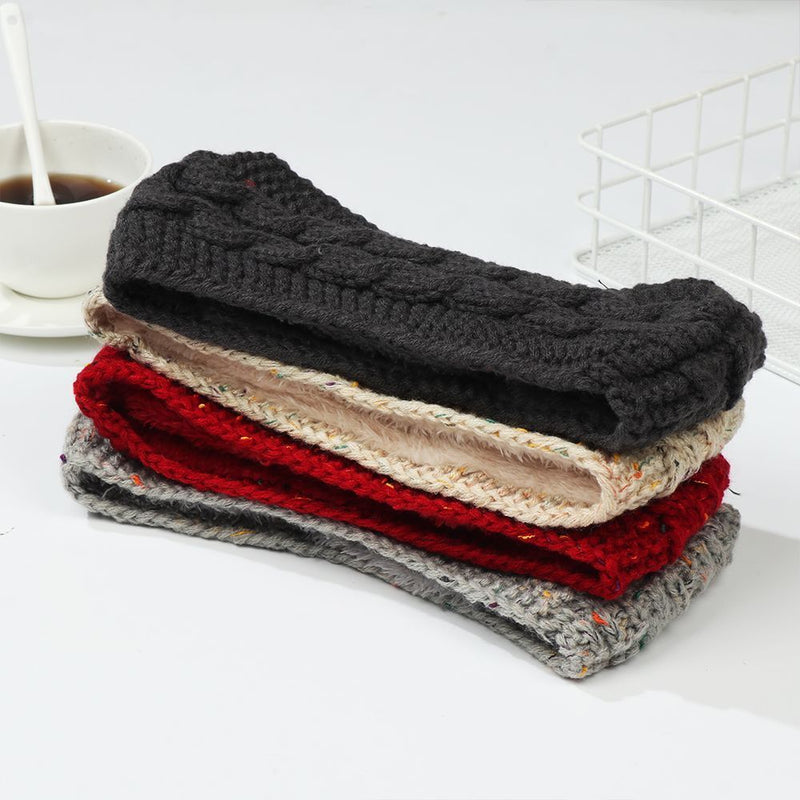 Woolen Headwraps Women Girl Ear Warmer Headwear Knitting Headband Hair Band