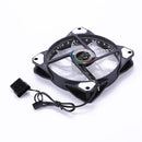 PC Computer 33 LED 120mm Silent Computer Case Heatsink Cooler Fan(White) Newly