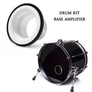 Drum Bottom Microphone Loudspeaker Bass Voice Amplifier Percussion (White) Newly