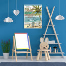 5D Diamond Painting DIY Beach Coconut Tree Full Round Drill Wall Decor Crafts
