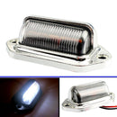 2pcs Car License Plate Light 12-24V Truck Trailer 6LED Tail Step Side Lamp