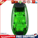 Bicycle Taillight 3 LED Safety Warning Night Lamp for MTB Road Bike (Green)