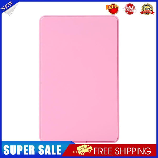 2.5 inch USB 2.0 SATA HDD Hard Disk Drive External Portable SSD Case (Pink)