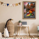 5D Diamond Painting Coffee by the Lake Full Round Drill Rhinestone Kit