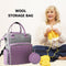 #A 600D Oxford Backpack Travel Portable Crochet Bag Needles Yarn Storage Organ