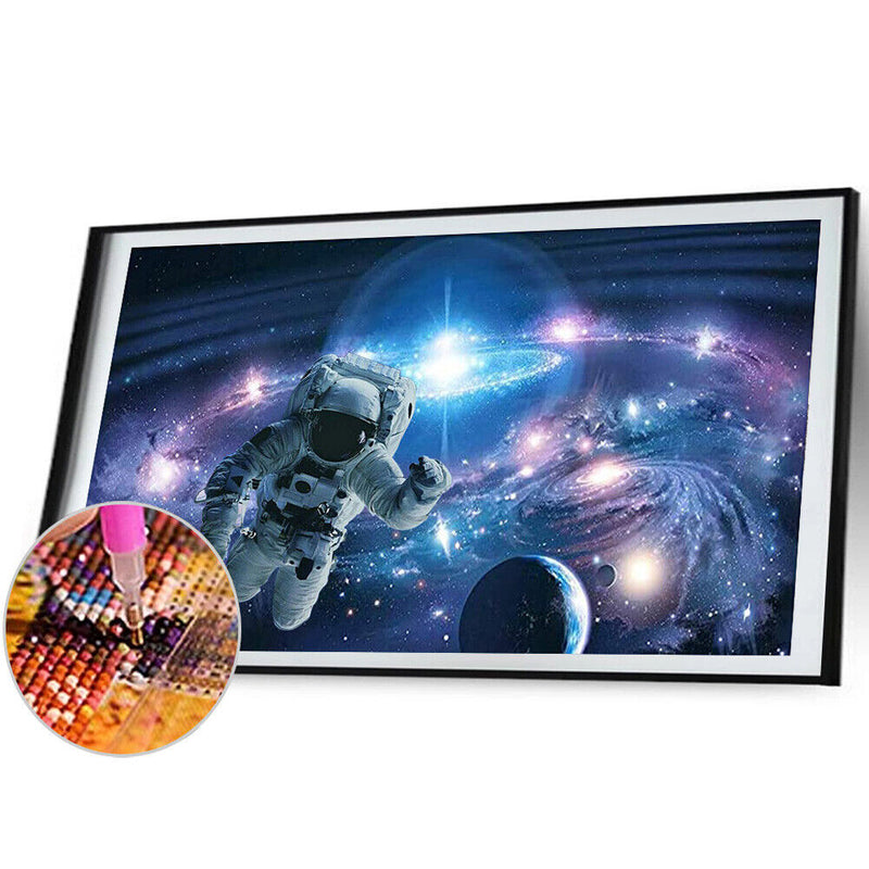 5D Diamond Painting Kit DIY Cosmic Planet Full Round Drill Mosaic Picture Wall