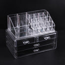 Portable Clear Acrylic Makeup Organizer Storage Box Cosmetics Case(4)