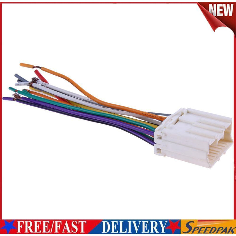 Car Stereo CD Player Wiring Harness Radio Wire Plug for Mitsubishi JOYEAR