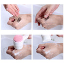 Double Side Silicone Facial Pore Cleanser Brush Portable Massage Skin Scrub