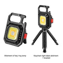 Mini Flashlight Work Light Pocket Outdoor Keychain Corkscrew (with Bracket)