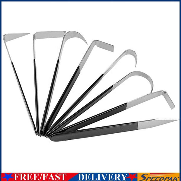 8pcs/set Pottery Tool Steel Clay Modeling Hand Craft Trimming Ceramic Tools #F