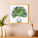 Diamond Painting 5D DIY Bouquet Girl Partial Special Drill Rhinestone Kit