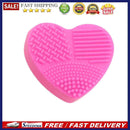 Silicone Makeup Brush Cleaner Scrubber Board Pad Heart-shaped Make Up Clean