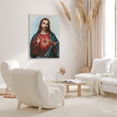 Holy Heart Jesus Full Cross Stitch 11CT Counted DIY Embroidery Cotton Thread Art