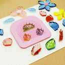 Handmade Quilter Grid Guide for Paper Folding Craft Paper Quilling (Pink)