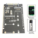 M.2 NGFF MSATA SSD to SATA 7 15Pin 2.5 inch Adapter Card 2 in 1 Computers Riser