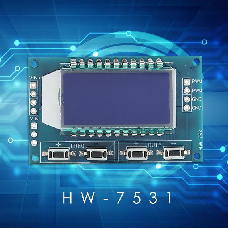 LED Display Adjustable PWM Signal Generator Duty Cycle Pulse Frequency Module