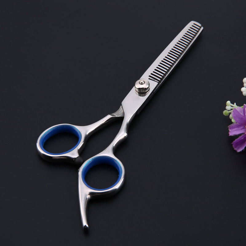 7"" Stainless Steel Professional Pet Dog Salon Scissors Puppies Fur Hair Tri