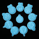 Crafts Christmas Ball Mold Keychain Molds Jewelry Making Tool Silicone Moulds