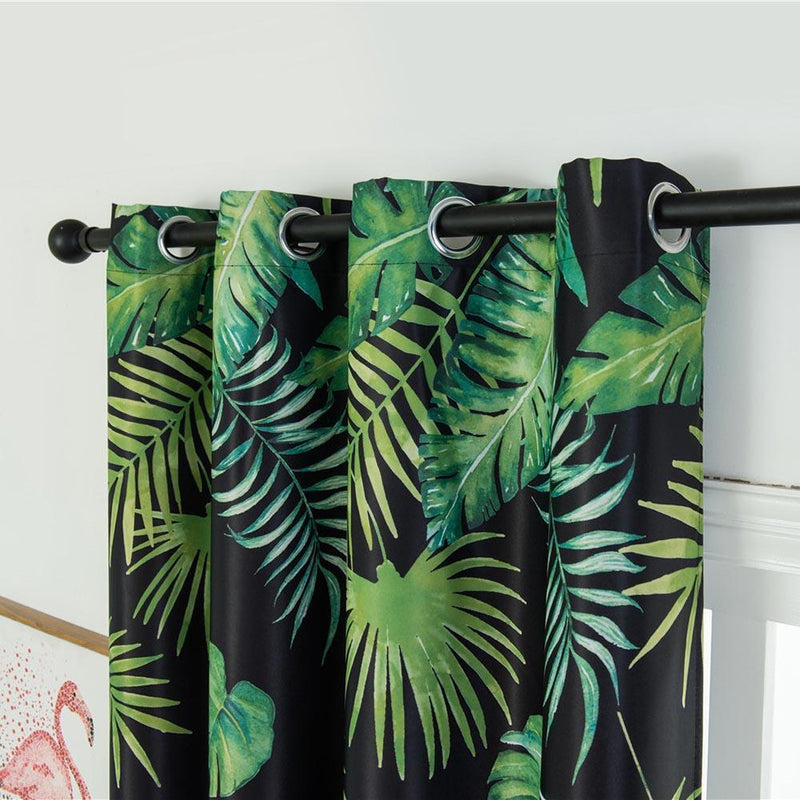 Pink Birds Printed Home Blackout Curtains Bedroom Windows Decorative Drapes