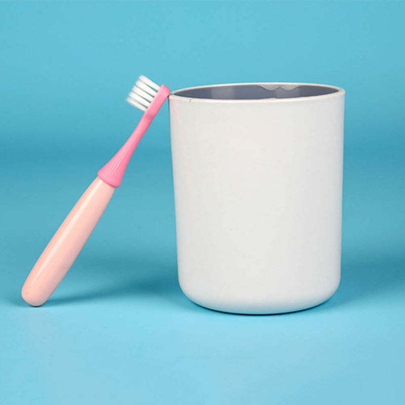 3pcs Children Teeth Whitening Oral Cleaning Stick Cartoon Mushroom Toothbrush