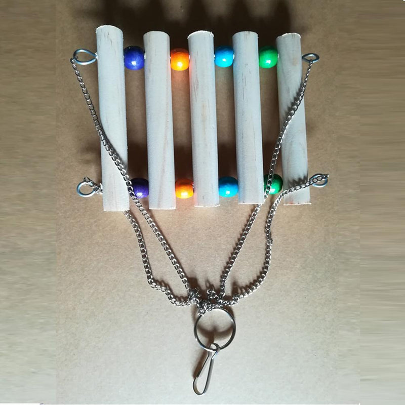 Hamster Pet Bird Parrot Toys Parakeet Hammock Swing Hanging Bridge Toys Newly