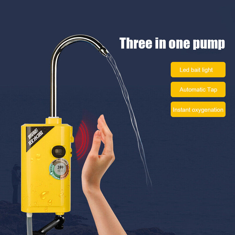 LED Lighting Charging Fishing Water Oxygenation Pumps Outdoor Fishing Acces