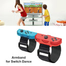 1 Pair Adjustable Wrist Band for Joy Con Controller Elastic Strap for Just Dance
