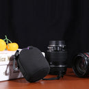 Waterproof SLR Camera Drawstring Lens Pouch Protective Brushed Cover (S) Newly