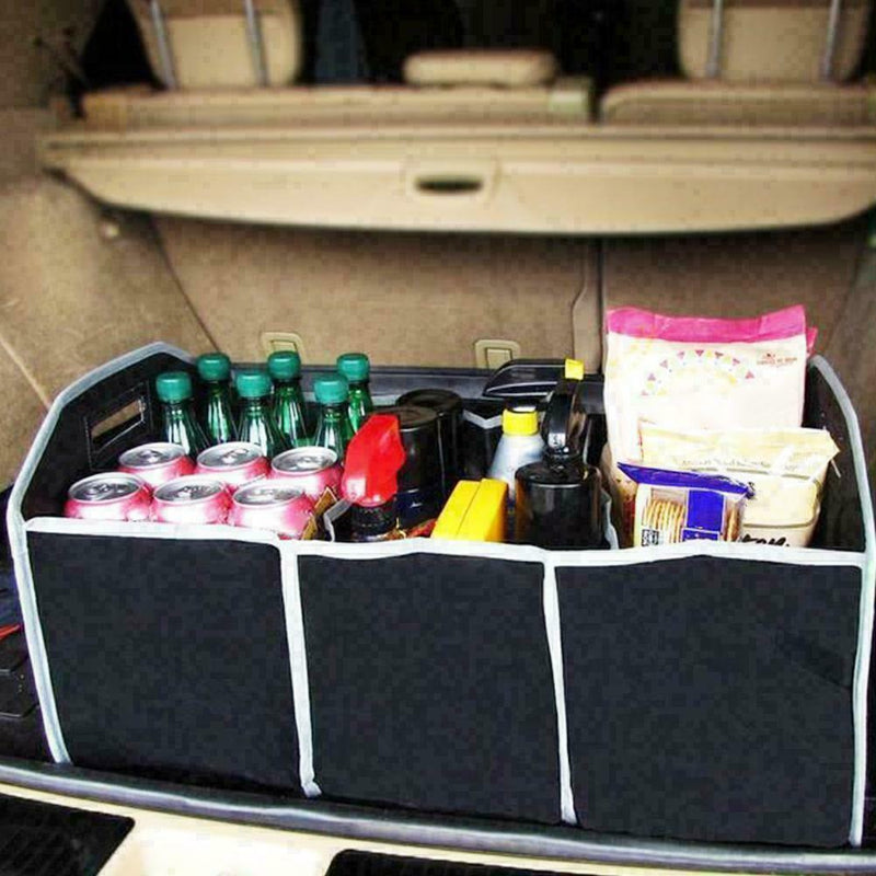 Car Trunk SUV Cargo Organizer Foldable Caddy Storage V4B3 Collapsib Top F4L7