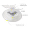Solar RGB LED Swimming Pool Underwater Floating Lamp Garden Water Light (A)