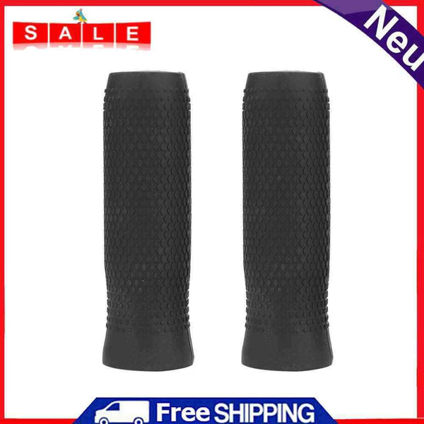 2pcs Electric Scooter Grip Sleeve Non-Brief Silicone Cover for Ninebot ES1 Black
