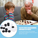 Travel Casual Chess Pieces Checkers Backgammon Pieces Home Party Board Game Toys