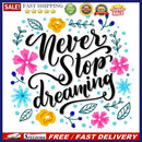 11CT DIY Dont Give Up Dreams Stamped Cross Stitch Partial Embroidery Handicraft