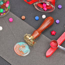 Retro Wax Seal Envelope Stamps DIY Pattern for Wedding Invitations Sealing Wa