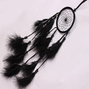 Bead Dream Catcher Black Feather Crafts Handmade Home Hanging Gifts