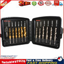 13pcs/Set Hex Shank Compound Taps HSS Screw Threaded Tap Drill Bits (A) Newly